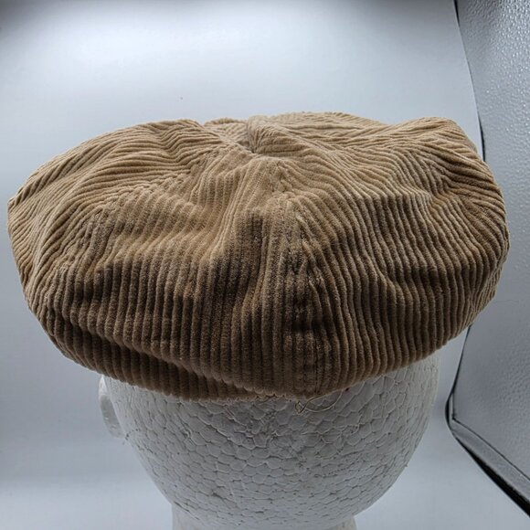 Gap Corduroy Womens Small Tan Newsboy Cap Casual Going Out Outdoors Party - Picture 3 of 9
